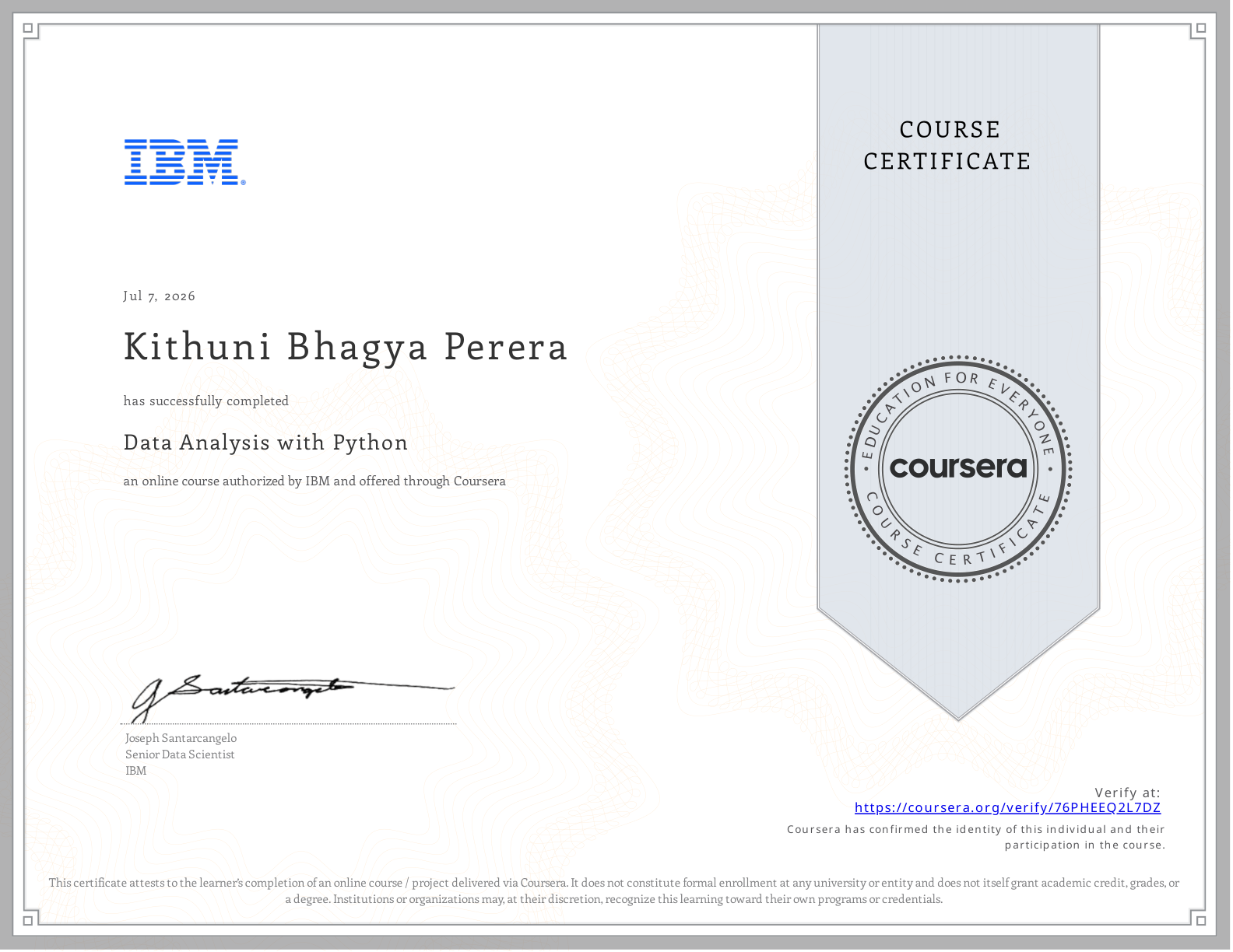 Data Analysis with Python