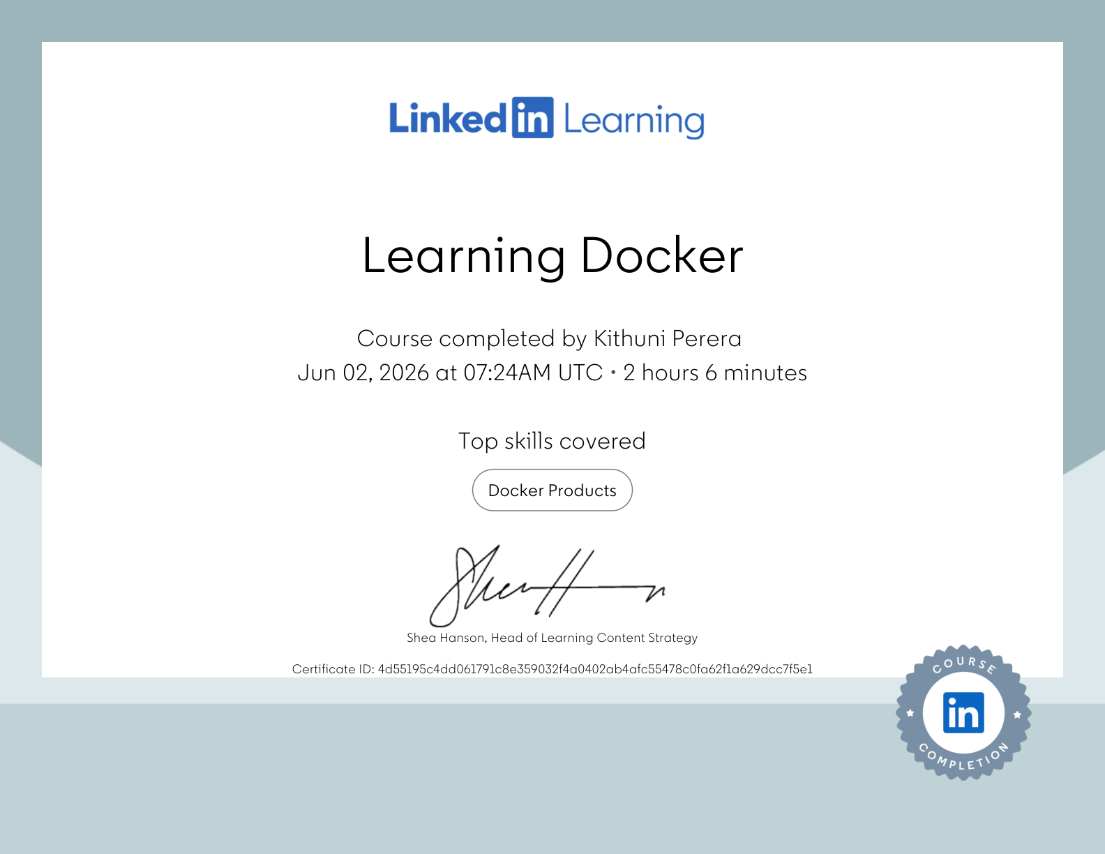 Learning Docker